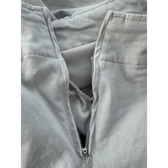 Refuge Womens Medium Khaki Micro Skort Pleated Mini Stretch Academia Y2K Preppy - Picture 6 of 11